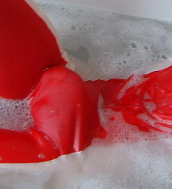 bath in clothes